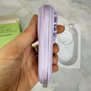 GOOJODOQ Quạt cầm tay Mini cầm tay Quạt làm mát bỏ túi siêu mỏng có thể sạc lại cho trẻ em đi học