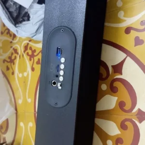 Loa Bluetooth GOOJODOQ hỗ trợ bốn chế độ phát lại và kết nối có dây Loa nhỏ gọn di động vân gỗ đẹp