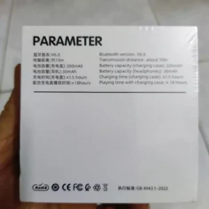Tai nghe Bluetooth không dây là tai nghe khử tiếng ồn và chất lượng âm thanh di động nhỏ gọn Thích hợp cho IPhone và Android