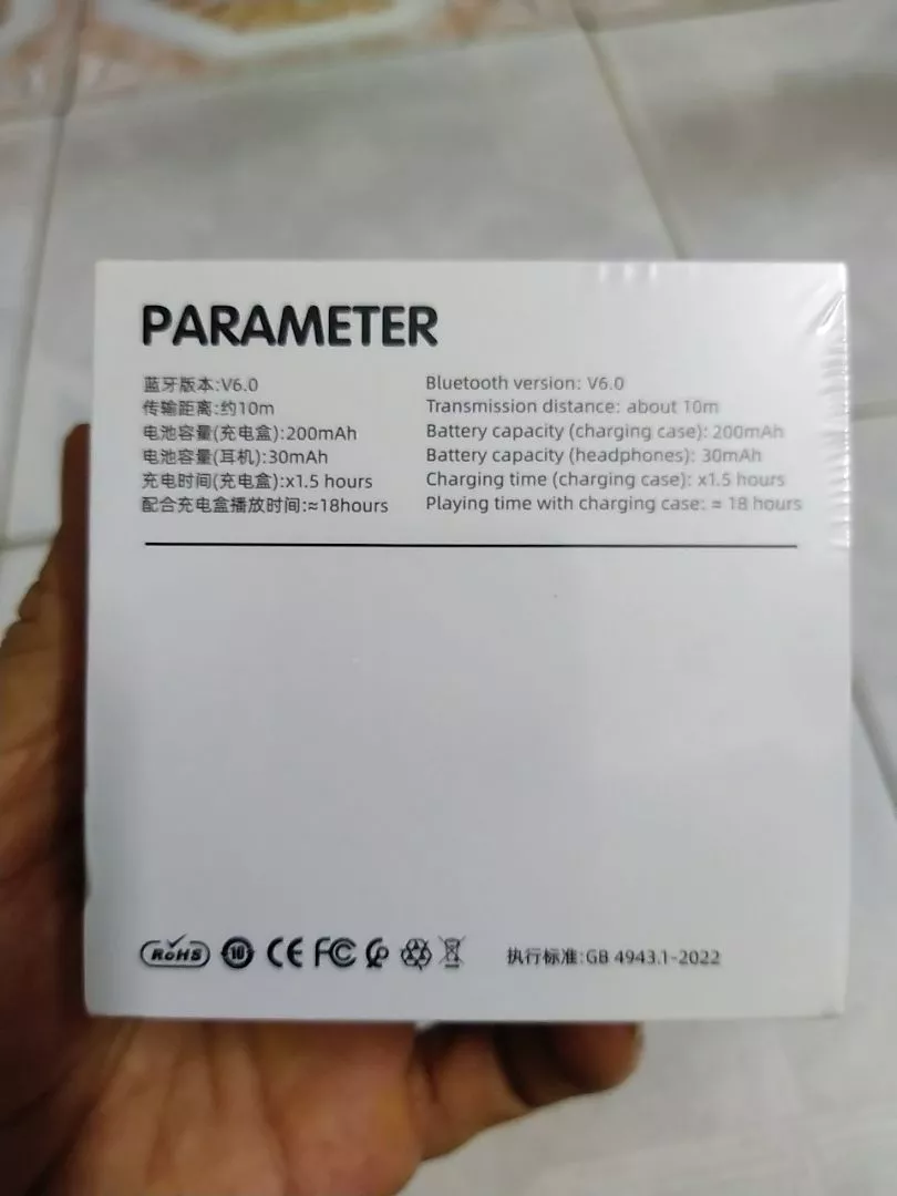 Tai nghe Bluetooth không dây là tai nghe khử tiếng ồn và chất lượng âm thanh di động nhỏ gọn Thích hợp cho IPhone và Android