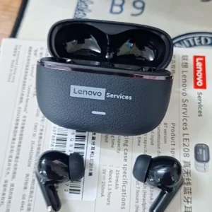 Tai nghe chơi game Lenovo LE208 AI Tai nghe Bluetooth Chất lượng âm thanh HIFI 36 giờ AI Dịch thời gian thực IPX5 Bluetooth chống nước 6.0