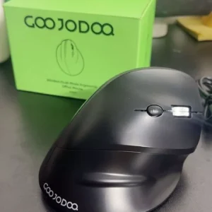 Chuột Không Dây GOOJODOQ 2 Chế Độ 2.4G+BT5.0, Cảm Biến 4000 DPI, Nút Êm Chuẩn Văn Phòng & Gaming
