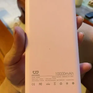 Pin dự phòng GOOJODOQ 20000mAh, sạc nhanh USB, có đèn LED, công suất 22.5W, thích hợp cho điện thoại