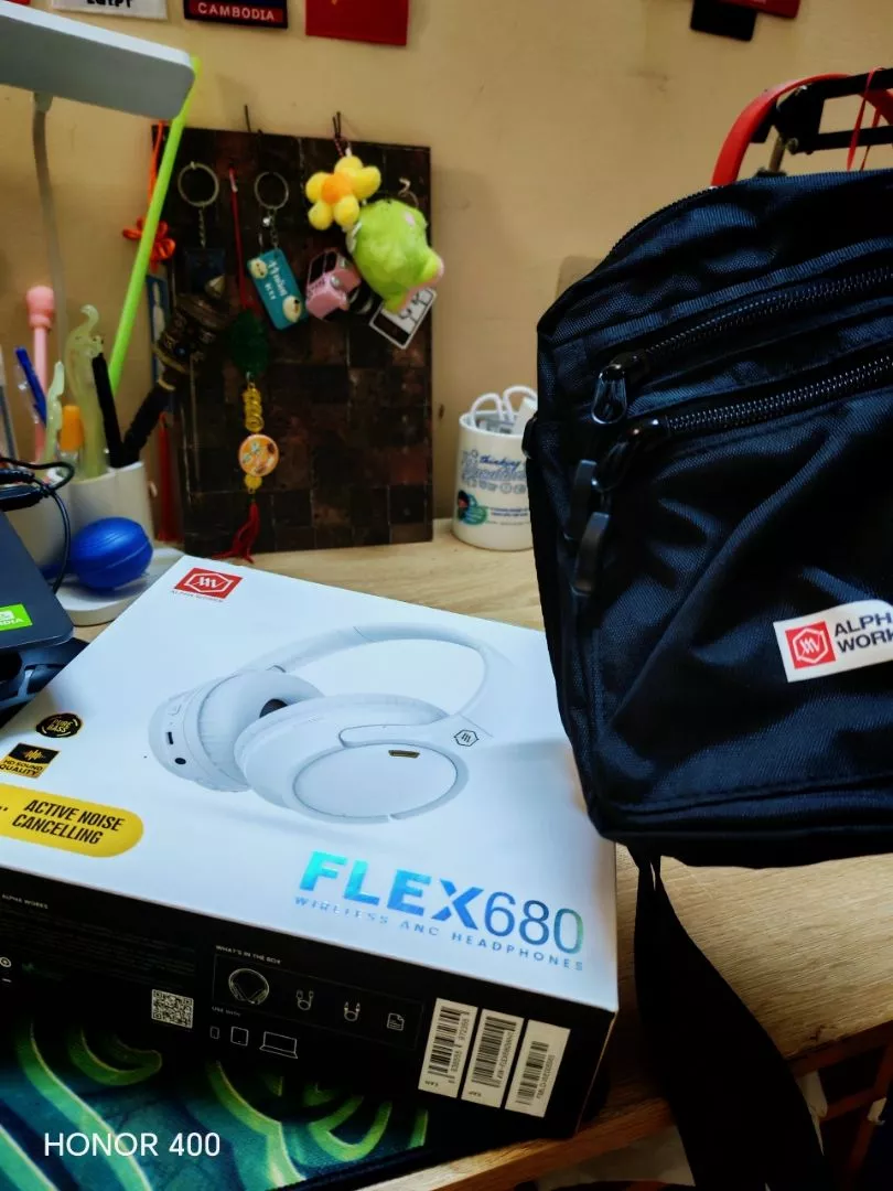 Tai nghe không dây chống ồn Alpha Works FLEX 680 - Hàng Chính Hãng