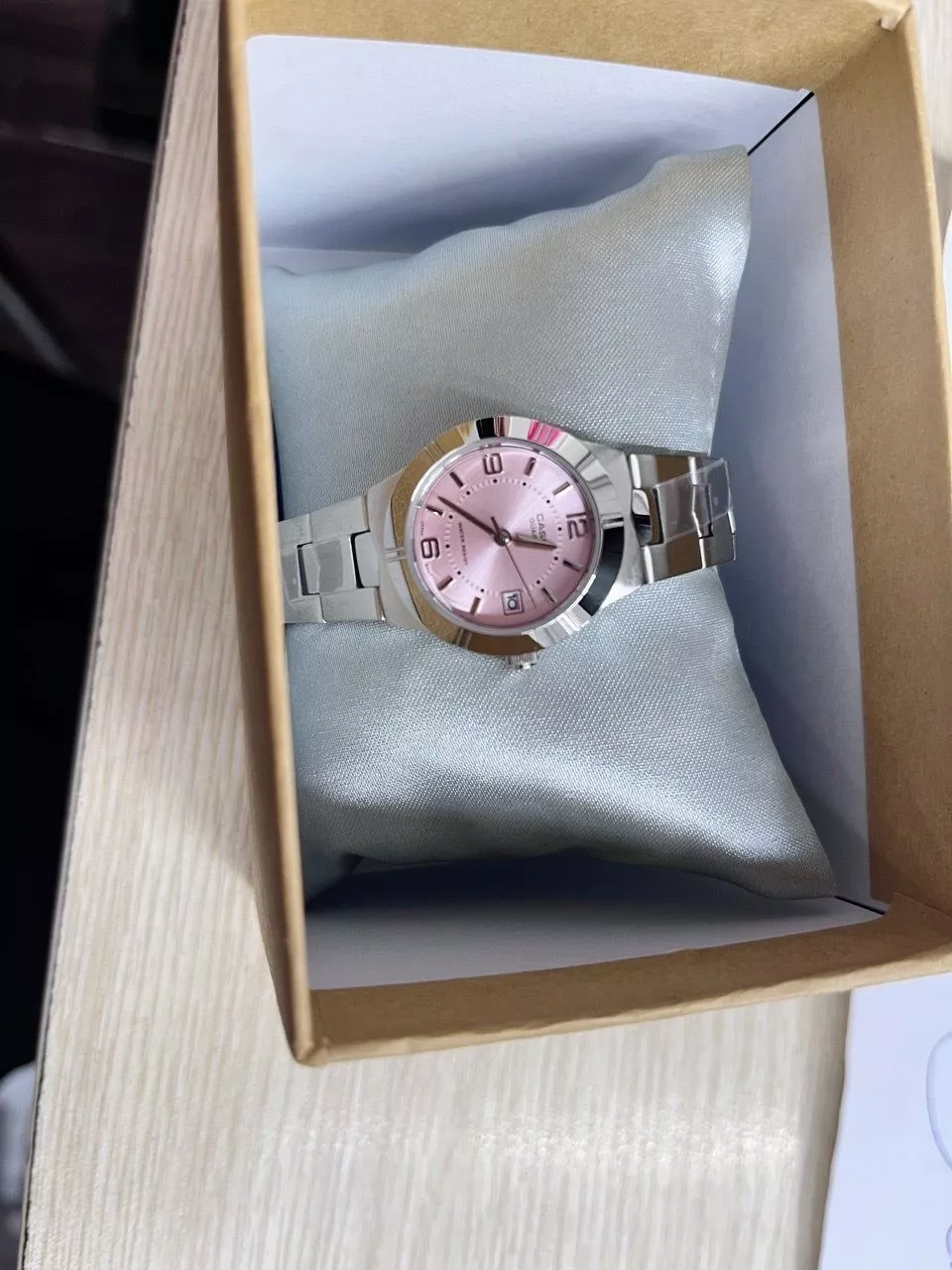 Đồng hồ nữ dây thép không ghỉ Casio LTP-1241D-4A chính hãng