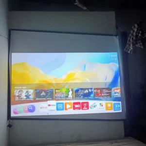 Máy chiếu Netflix Goojodoq Bluetooth 5.0 Full HD 1080P 4K Android 13 với Trợ lý giọng nói AI Máy chiếu quang học kín