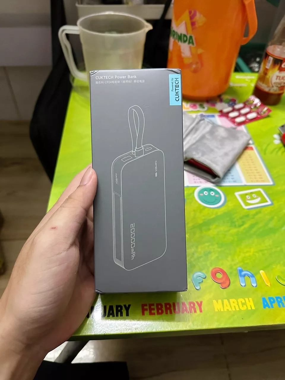 【Được chứng nhận CCC】CUKTECH Pin Dự Phòng 20000mAh Sạc Nhanh 40W – Tích Hợp Dây, Hỗ Trợ iP 38W / Xiaomi 33W —— CP24 Powe
