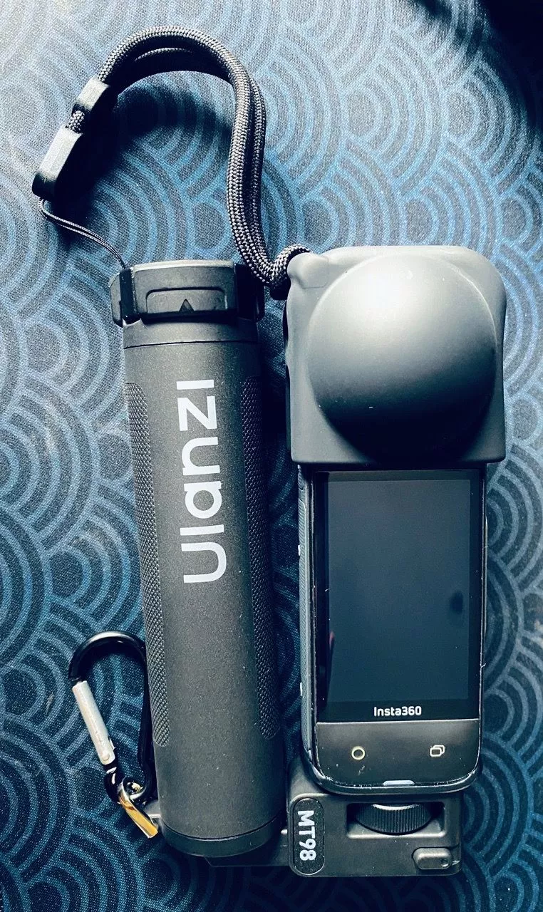 ULANZI MT98 - Gậy Selfie Kiêm Tripod Kéo Dài 57cm, Xoay 180° Cho Insta360, DJI Action