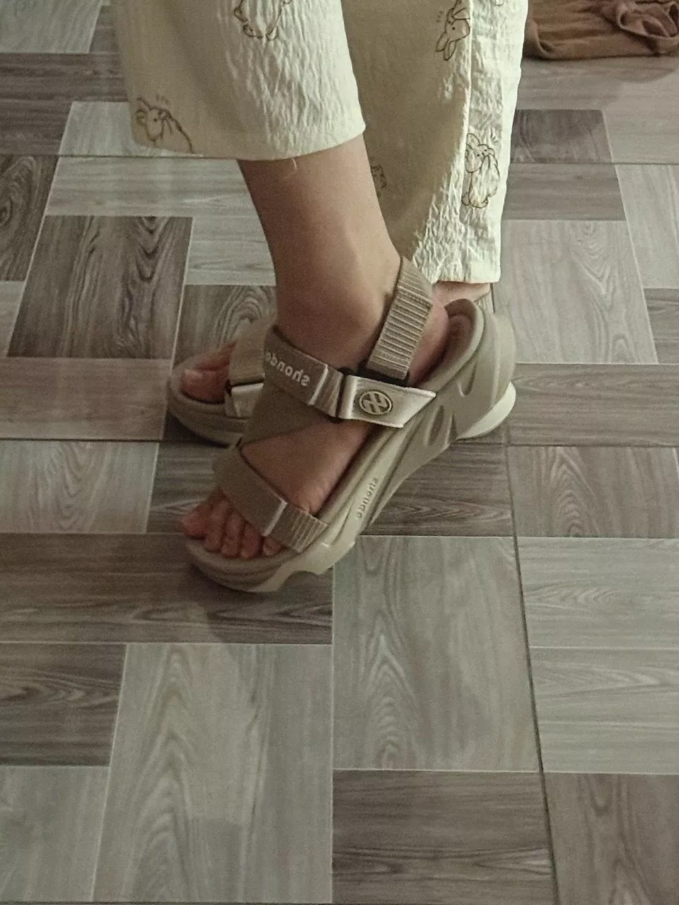 Giày Sandal Nam Nữ Shondo F8M Quai Dù Dệt Dập Gân Nhiều Màu