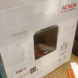ACNOS QUAD 64 Loa Karaoke di động xách tay, Kèm 2 Micro, Bảo Hành 12 tháng