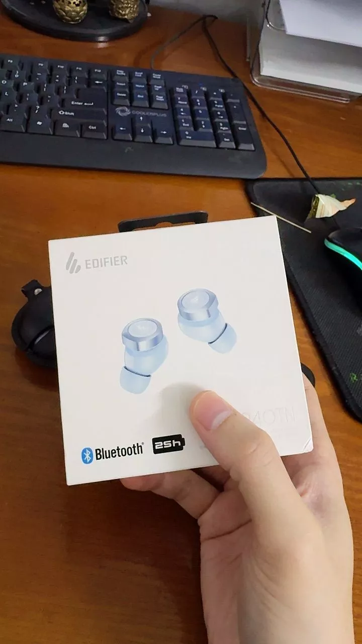 Tai nghe Bluetooth Nhét Tai Không Dây EDIFIER W240TN - Khử Ồn Hiệu Quả - Chơi Nhạc Đến 25H - 15 Tháng Bảo Hành