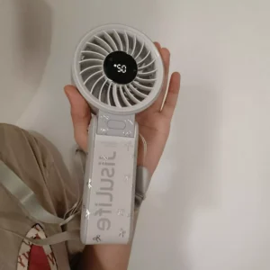 Quạt cầm tay tích điện mini Jisulife Life 7 5 cấp độ gió 3600/5000mAh - Sử dụng lên đến 12h - Chính hãng - BH 12 tháng