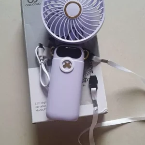 Quạt mini GOOJODOQ quạt cầm tay đa chức năng ba trong một có đế có thể tháo rời