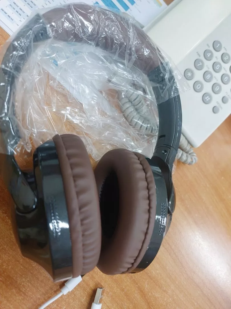 Tai nghe Bluetooth GOOJODOQ Chất lượng âm thanh tuyệt vời, giảm tiếng ồn thiết kế có thể gập lại và nhẹ tai nghe di động