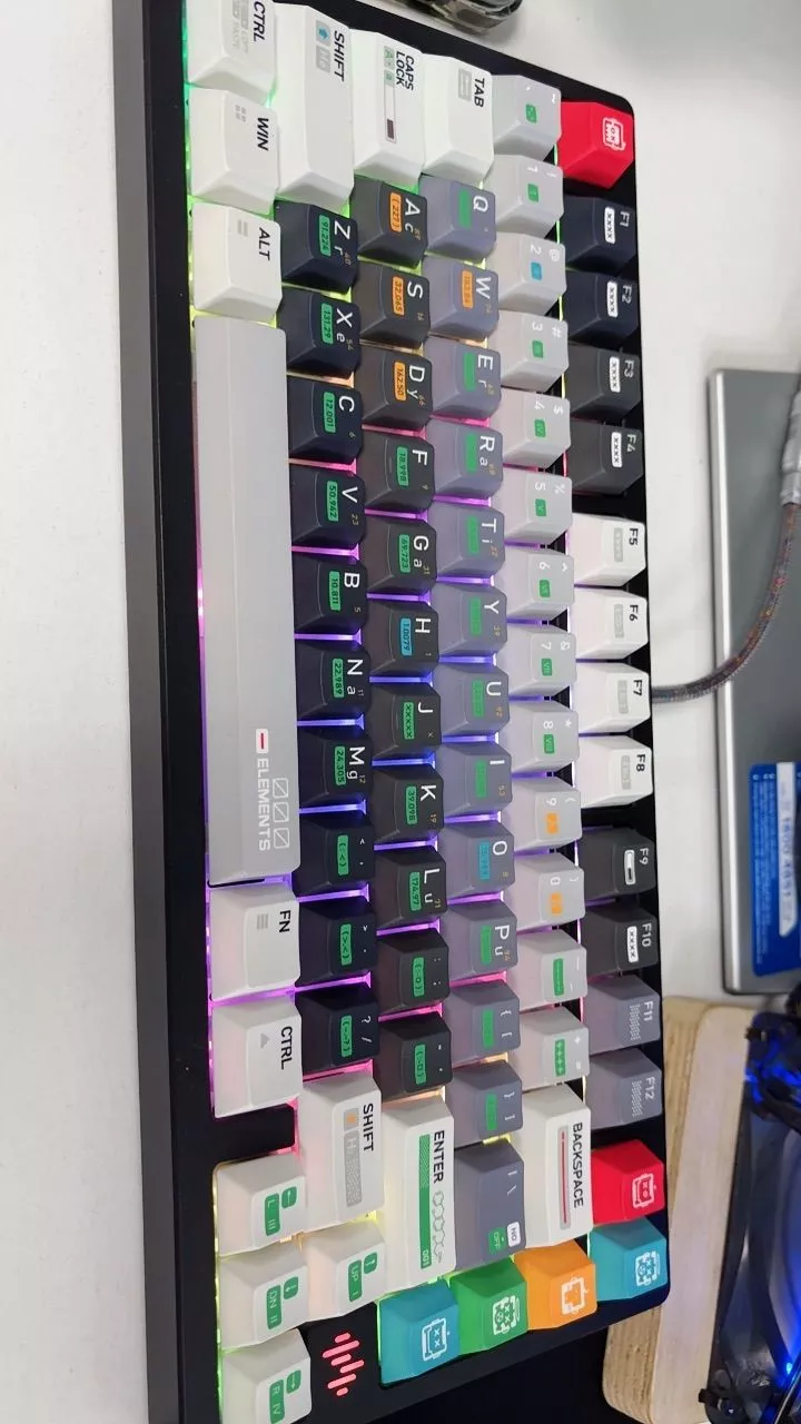 Bàn phím cơ khung nhôm LEOBOG HI75C - 3 mode kết nối - Keycap PBT - LED RGB - APP Marco - Núm vặn