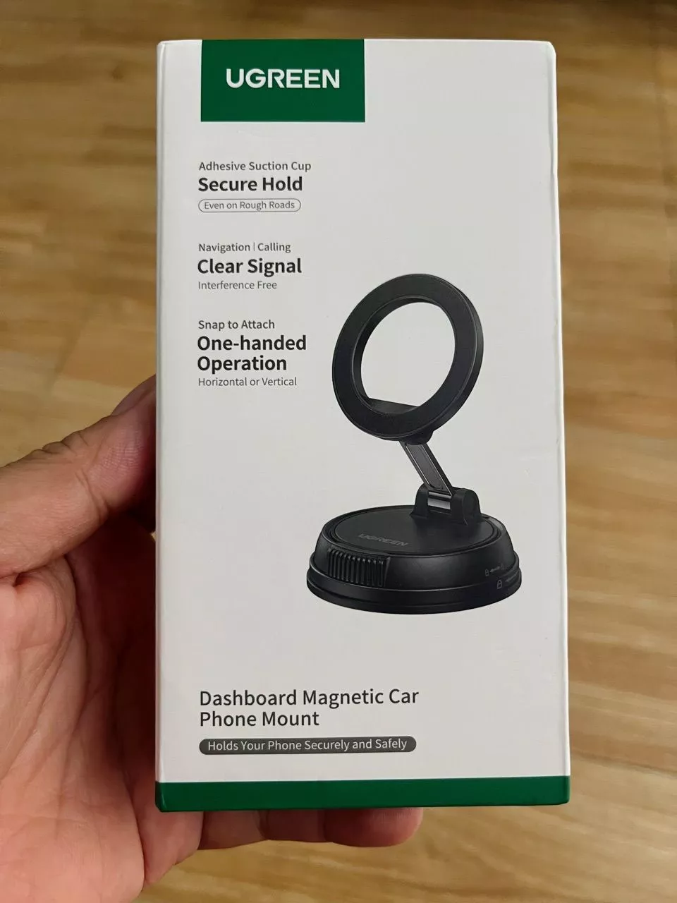 UGREEN 360° Giá Đỡ Điện Thoại Xe Từ Tính Chân Không Có Thể Gập Lại Và Xoay Chắc Chắn Lực Hút Mạnh Cho iPhone 12 13 14 15 16 Pro Max