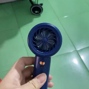 ( Loại 1) Quạt cầm tay mini gấp gọn 5 cấp độ, sạc pin tiện dụng, nhỏ gọn, dễ mang đi