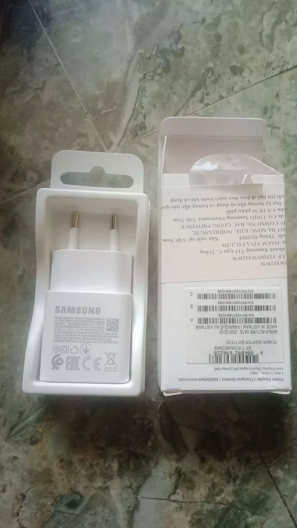 Củ Sạc Adapter Sạc Nhanh Type C 15W Samsung EP-T1510N - Hàng Chính Hãng