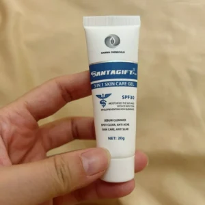 Kem Mụn SANTAGIFT Gel Giảm Mụn ẩn Trứng Cá chấm mụn Ngừa Thâm Mờ Sẹo Dưỡng Da Trắng sáng chống nắng