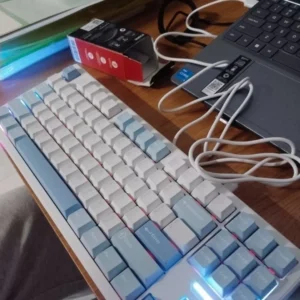 Bàn phím cơ không dây silent WEIKAV WK87 - 3 Mode - Mạch xuôi - LED RGB - Có App - Foam silicon