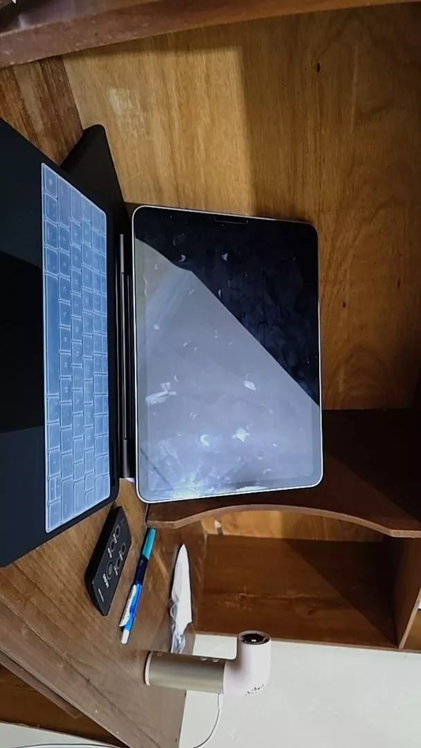Bàn phím Bluetooth từ tính GOOJODOQ chống nước và chống bám bẩn có đèn nền cho Air 4/5/6 Pro 11 (2018-24) thế hệ thứ 10