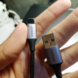 Cáp sạc nhanh UGREEN 3A 18w Type-C USB-C nylon bện thích hợp cho Redmi Xiaomi 13 12 Pro Samsung galaxy s22 one plus