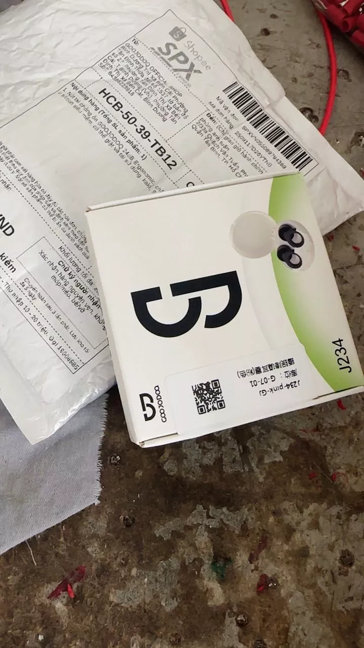 Nút tai chống ồn GOOJODOQ 24dB Ergonomic, chất liệu silicon siêu mềm, có thể giặt và tái sử dụng