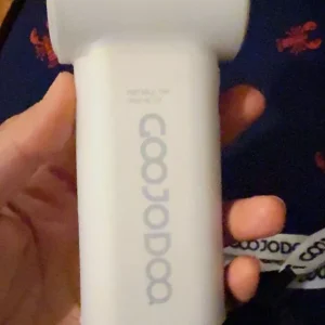 GOOJODOQ Quạt Mini GFS017 Gió di động mạnh 100 bánh tốc độ gió ​​Quạt cầm tay Turbo có thể điều chỉnh tốc độ cao ​​20000rpm cho thể thao ngoài trời