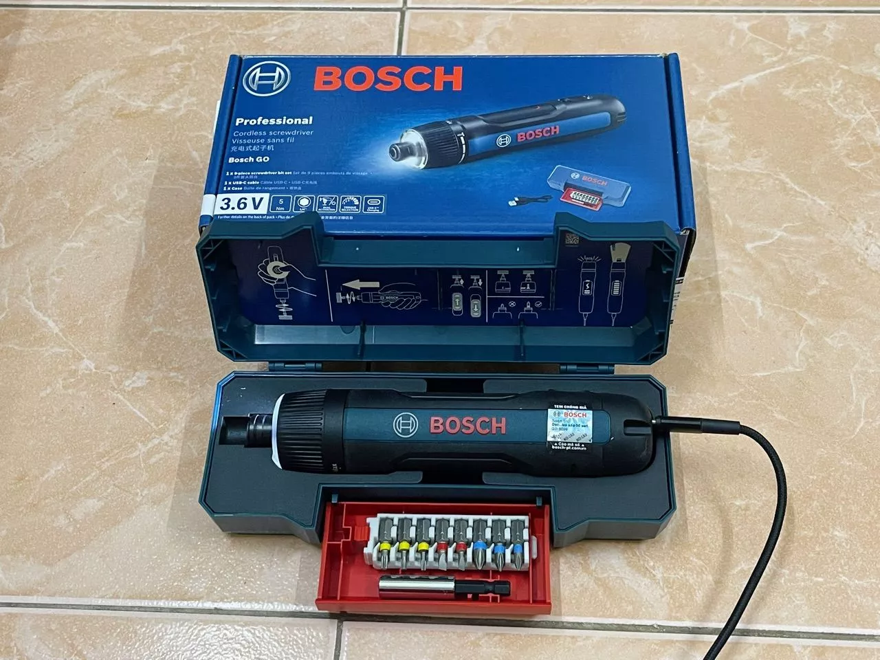 Máy vặn vít pin Bosch Go 3