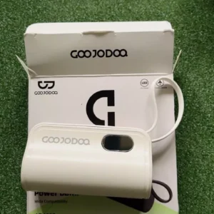 Sạc dự phòng mini GOOJODOQ 2025 cho Giáng sinh với phích cắm Type-C và Light-ning phích cắm đôi