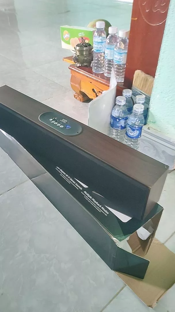 Loa Bluetooth GOOJODOQ hỗ trợ bốn chế độ phát lại và kết nối có dây Loa nhỏ gọn di động vân gỗ đẹp