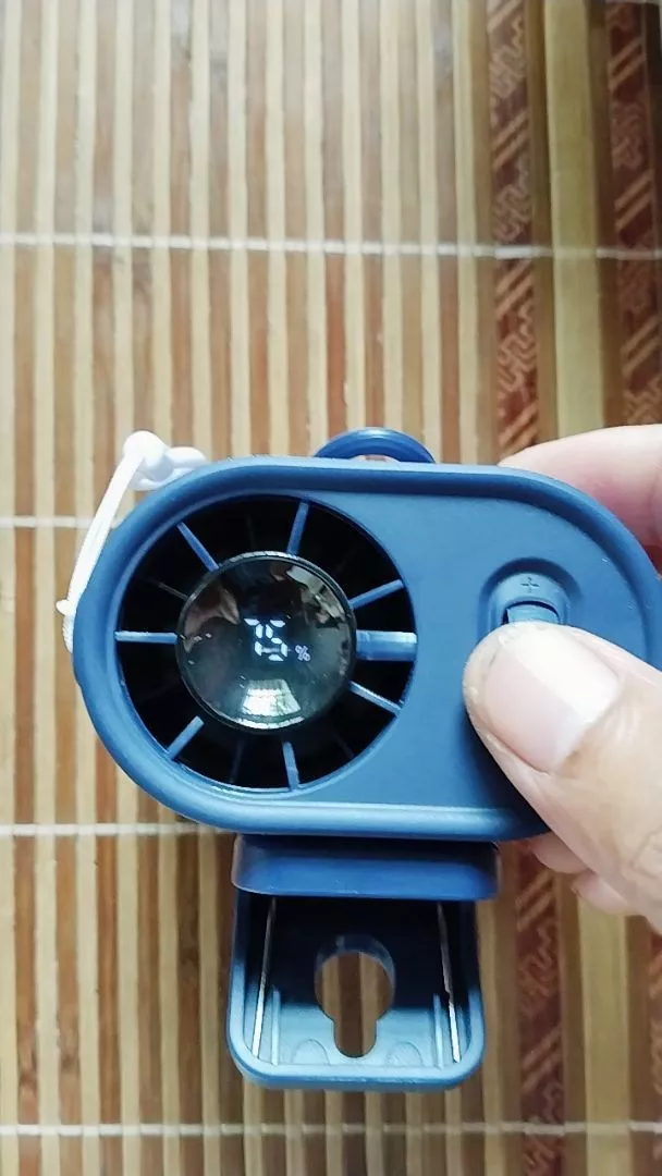 Quạt kẹp eo GOOJODOQ GFS011, tốc độ gió 11m/s, có thể điều chỉnh 360°, thích hợp sử dụng trong công việc và ngoài trời