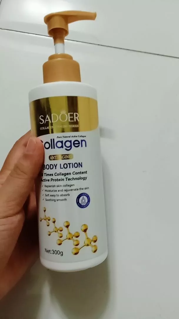Sữa Dưỡng Thể Collagen Tinh Chất Vàng 300g Ngăn Ngừa Lão Hóa, Trắng Da Peach & Petal