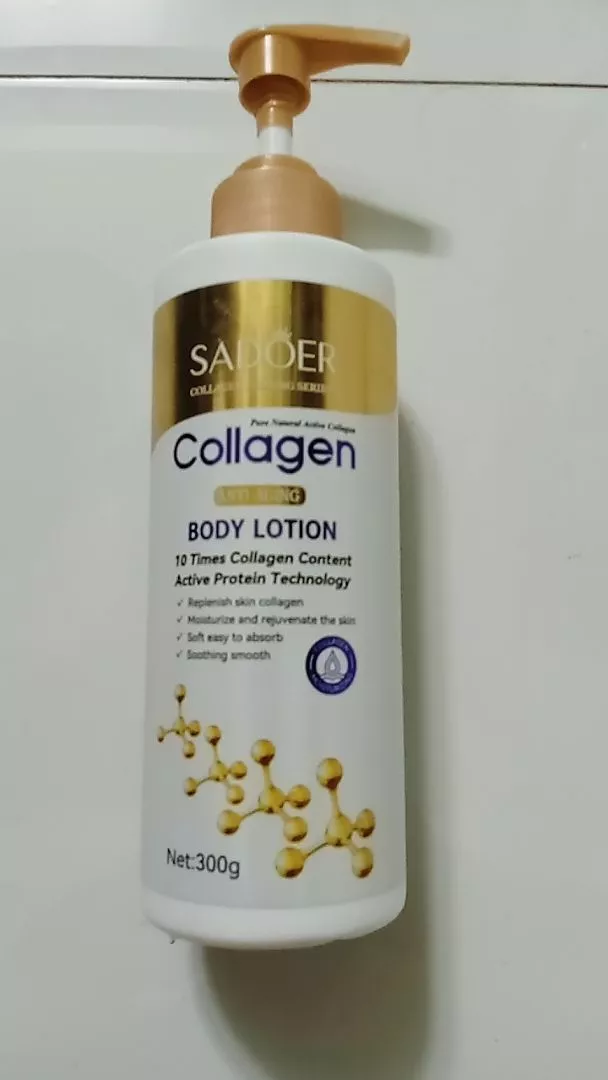 Sữa Dưỡng Thể Collagen Tinh Chất Vàng 300g Ngăn Ngừa Lão Hóa, Trắng Da Peach & Petal