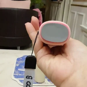 [Mới 2025]Quạt cầm tay mini Goojodoq tốc độ cao, điều chỉnh vô hạn 100 cấp độ, làm mát nhanh với miếng đệm chườm lạnh