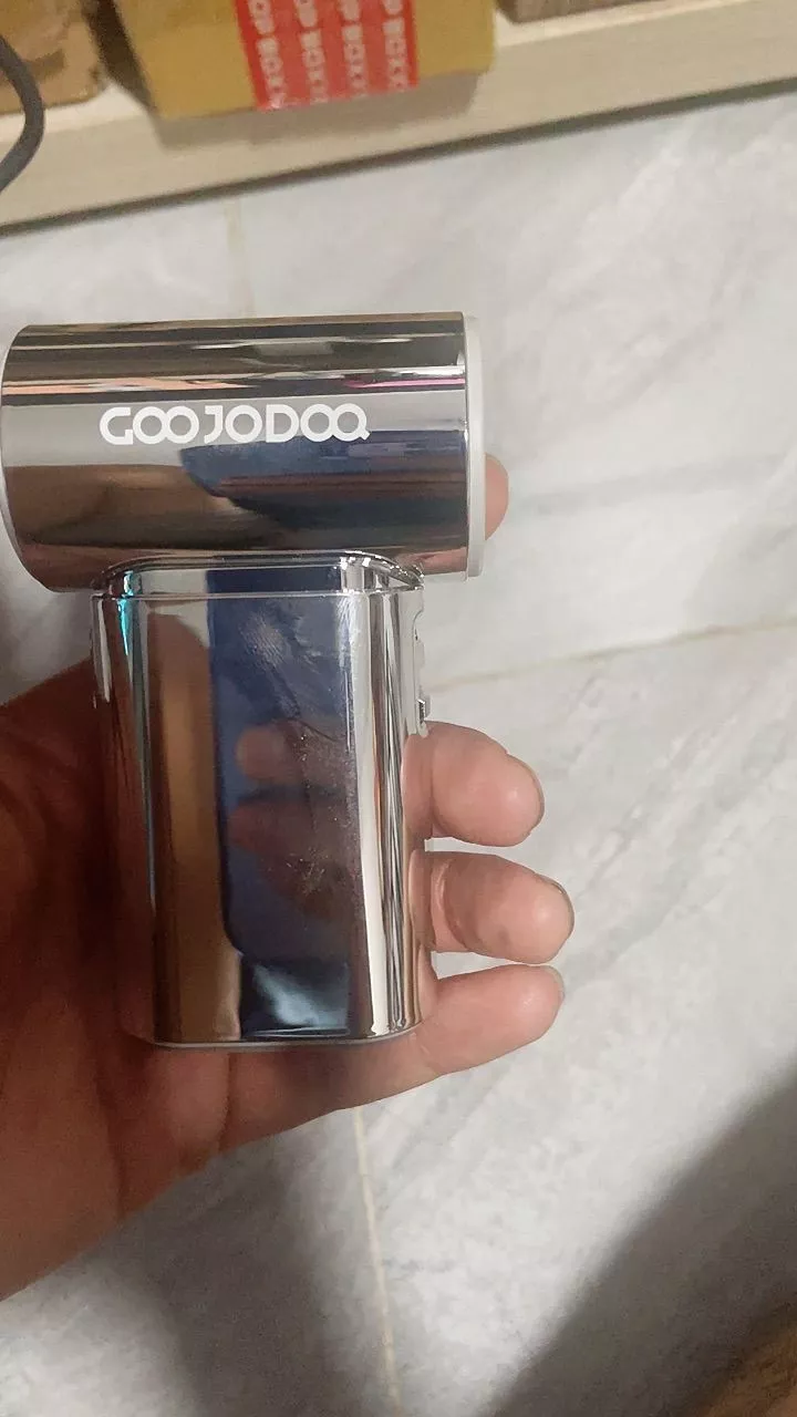 GOOJODOQ Quạt Mini GFS017 Gió di động mạnh 100 bánh tốc độ gió Quạt cầm tay Turbo có thể điều chỉnh tốc độ cao 20000rpm cho thể thao ngoài trời