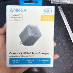 [Samsung/iPhone 15-17/Macbook] Củ sạc nhanh Anker Nano 45W | 1 cổng USB-C | Chân gập nhỏ gọn | Sạc nhanh an toàn - A2692