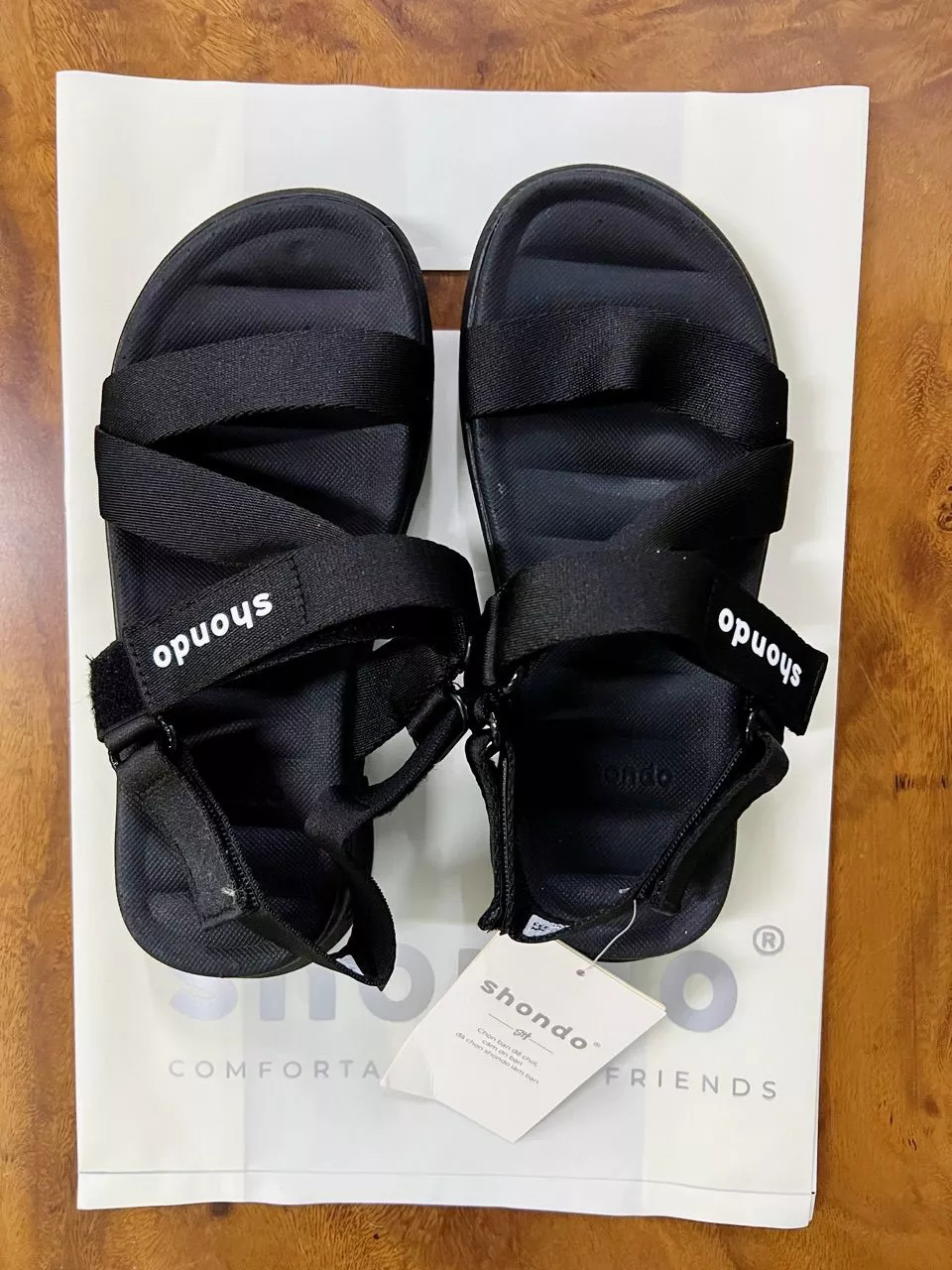 Giày Sandal Unisex F6S Shondo Ngăn Mùi Nhẹ Chân Nhiều Màu
