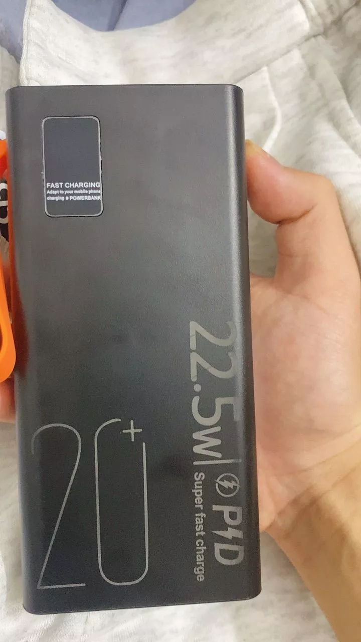 GOOJODOQ Mini Sạc dự phòng 2024 Sạc nhanh 22,5w, Màn hình hiển thị pin 20000 mah, đèn pin độ sáng cao Phụ kiện sạc pin