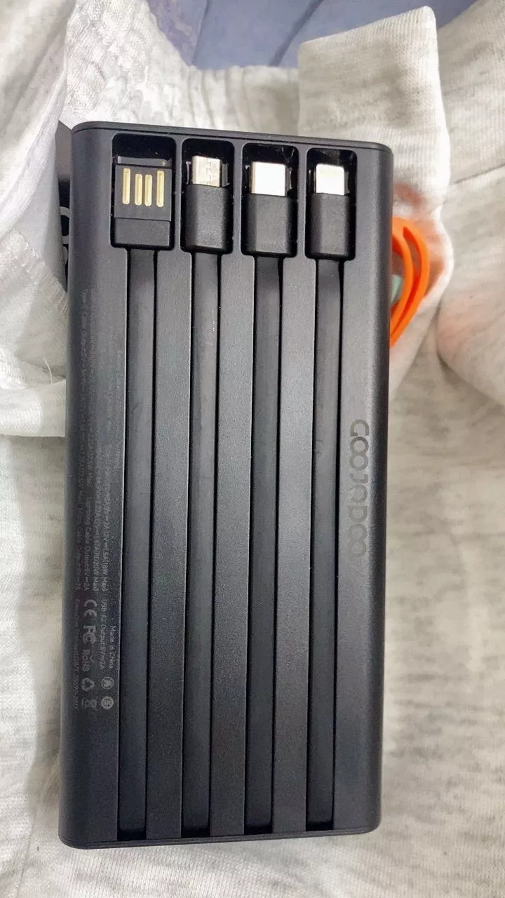 GOOJODOQ Mini Sạc dự phòng 2024 Sạc nhanh 22,5w, Màn hình hiển thị pin 20000 mah, đèn pin độ sáng cao Phụ kiện sạc pin