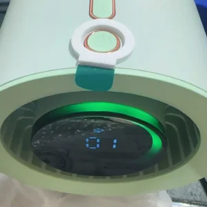 Quạt để bàn tốc độ cao GOOJODOQ mới 2025 Quạt 100 tốc độ Màn hình LED kỹ thuật số Quạt turbo không ồn có thể điều chỉnh