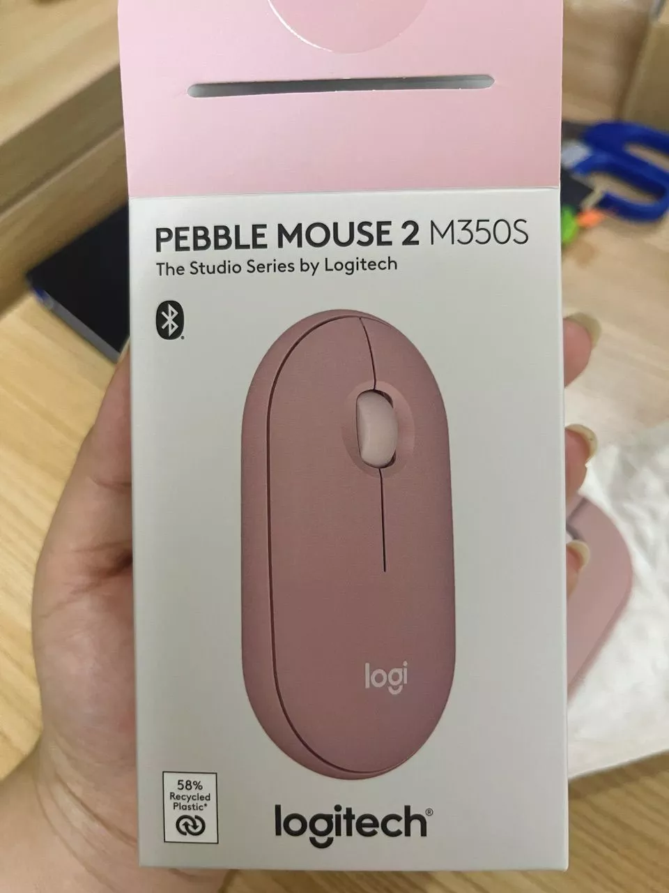 Chuột Bluetooth Logitech M350s Pebble 2 Silent - Mỏng nhẹ, Nút tùy chỉnh, Easy-Switch, 4000DPI