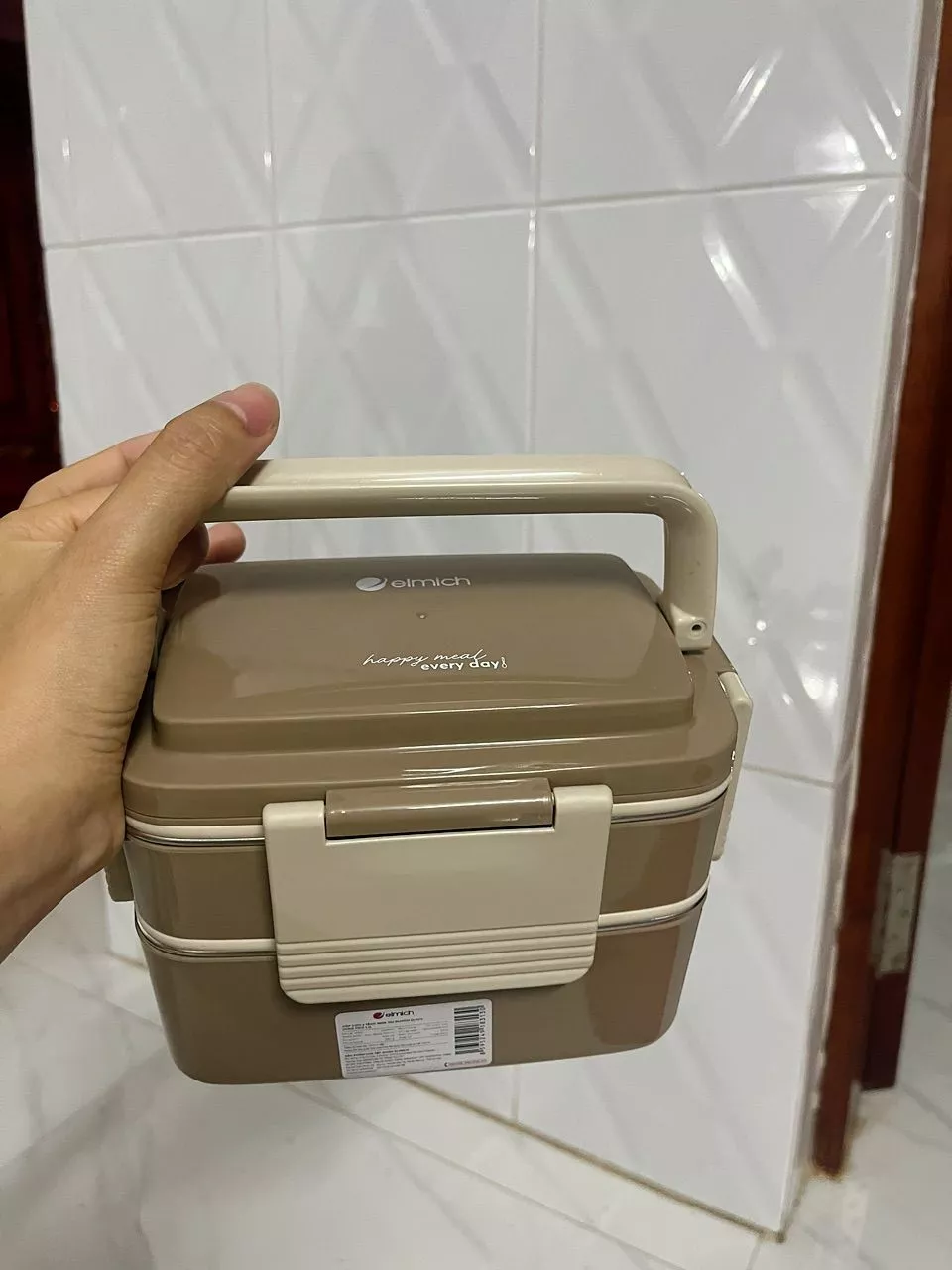 Hộp cơm 2 tầng inox 304 Elmich EL8313 dung tích 1.5L