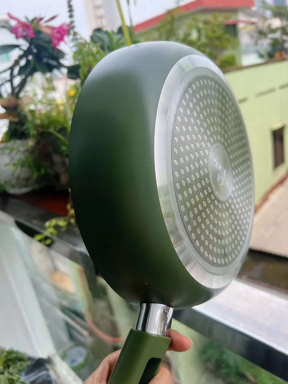 ( Độc quyền chỉ có trên Shopee) Chảo chống dính Ceramic CeraTitan Elmich Olive EL5983OV size 24cm