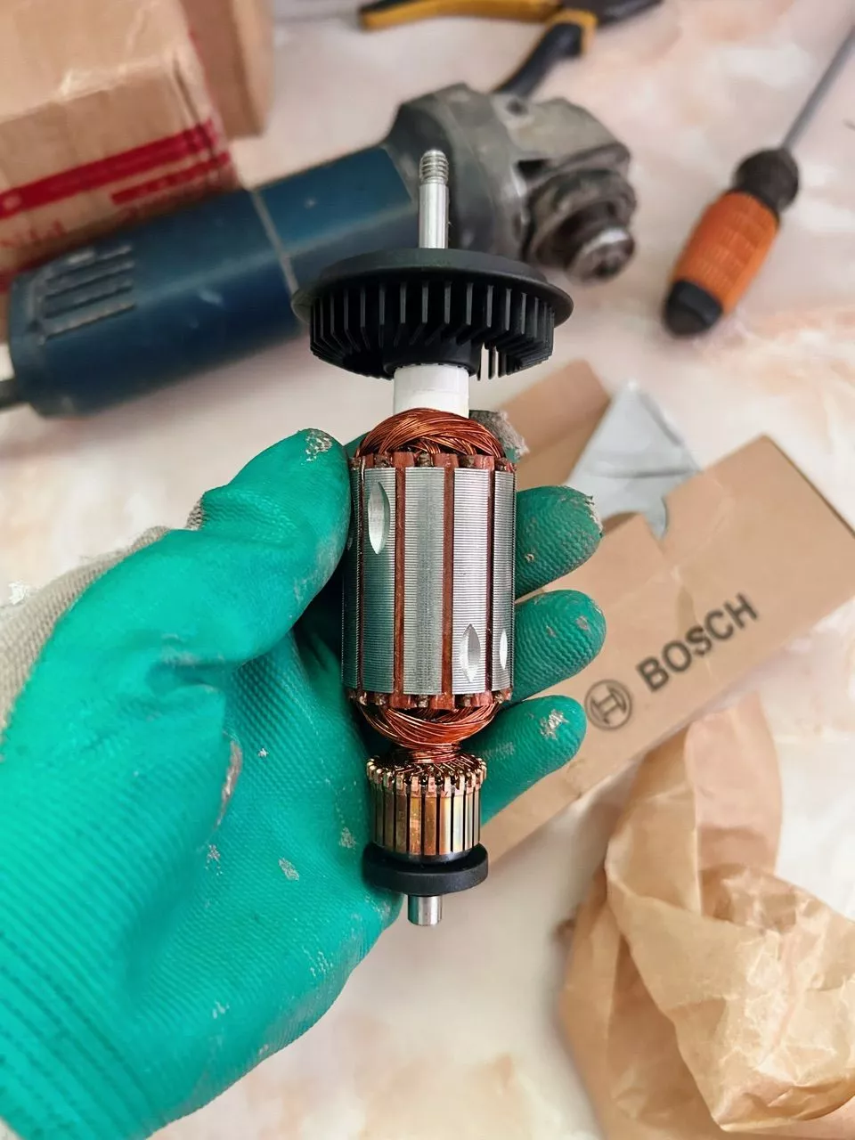 Rotor phụ tùng máy Bosch chất lượng chuẩn Đức