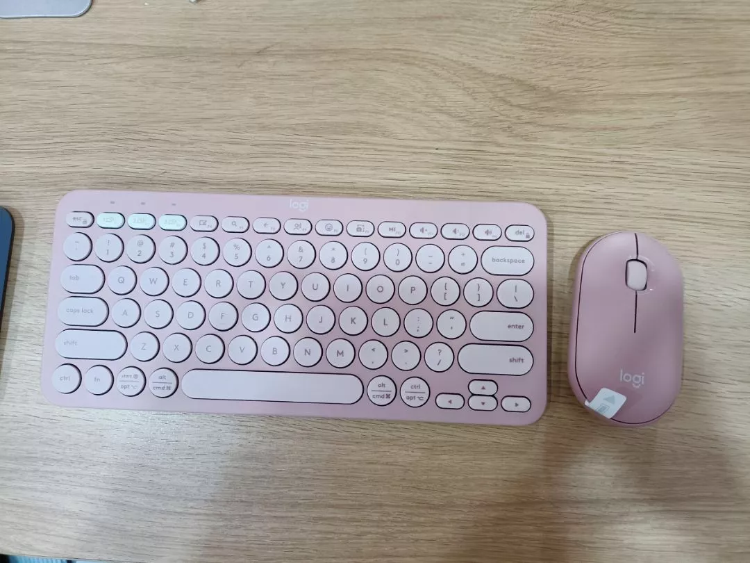 Pebble 2 Combo, Bàn phím Bluetooth Logitech K380s và chuột Logitech M350s - Yên tĩnh, Easy-Switch