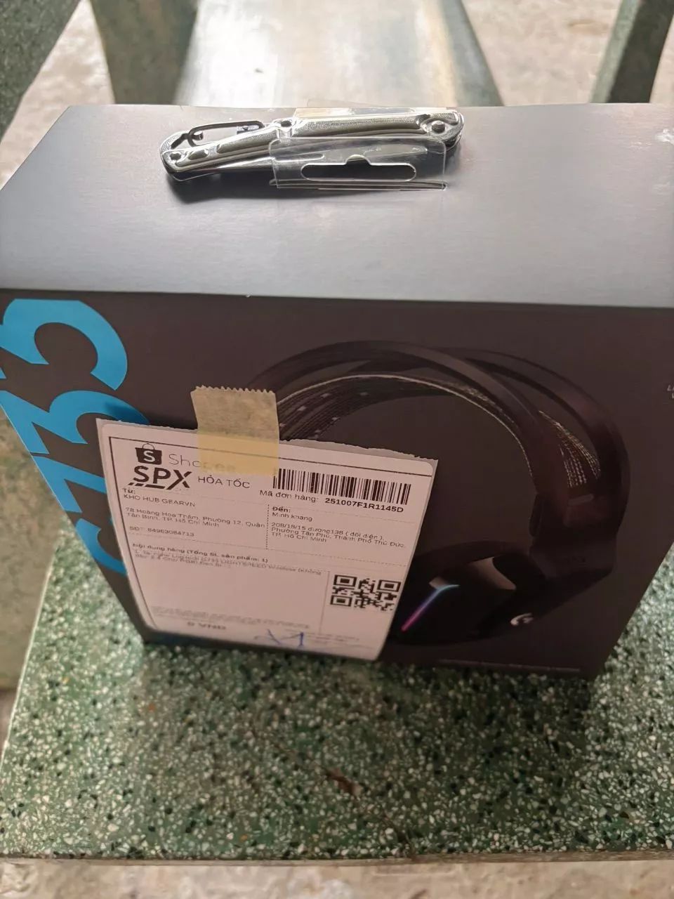 Tai nghe Logitech G733 LIGHTSPEED Wireless (Không dây/ 2.4 Ghz/ RGB)