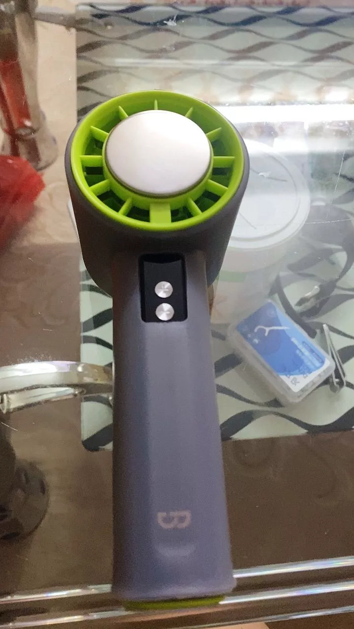 Mới Quạt mini tốc độ cao GOOJODOQ 100 tốc độ năm có màn hình LED kỹ thuật số lạnh như băng, quạt turbo có thể điều chỉnh