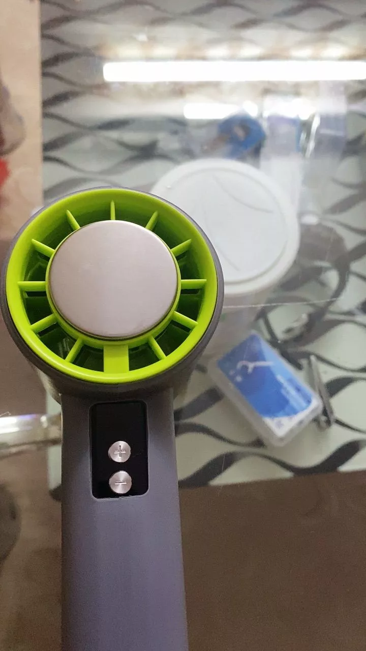 Mới Quạt mini tốc độ cao GOOJODOQ 100 tốc độ năm có màn hình LED kỹ thuật số lạnh như băng, quạt turbo có thể điều chỉnh