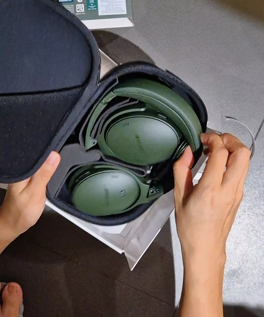 Tai nghe Bose QuietComfort Headphones | Pin 24H | Wind Block | In-line Microphone